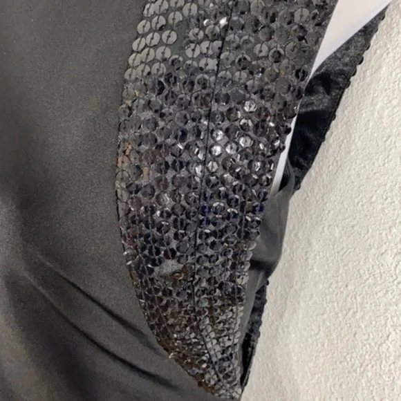 Cache black scuba sequin shoulder bodycon dress W7 - Picture 10 of 10